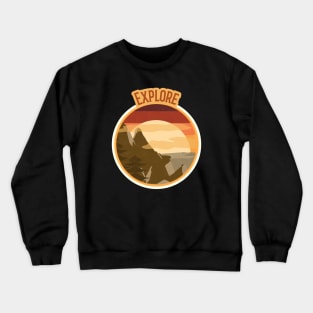 Explore the unseen. Never lose your sense of wonder. To travel is to live Crewneck Sweatshirt